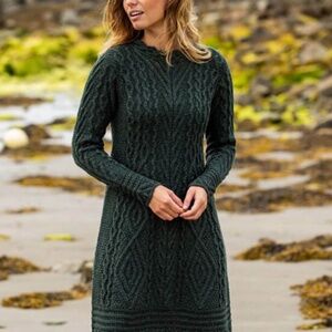 Irish Store Cable Knit Aran Dress